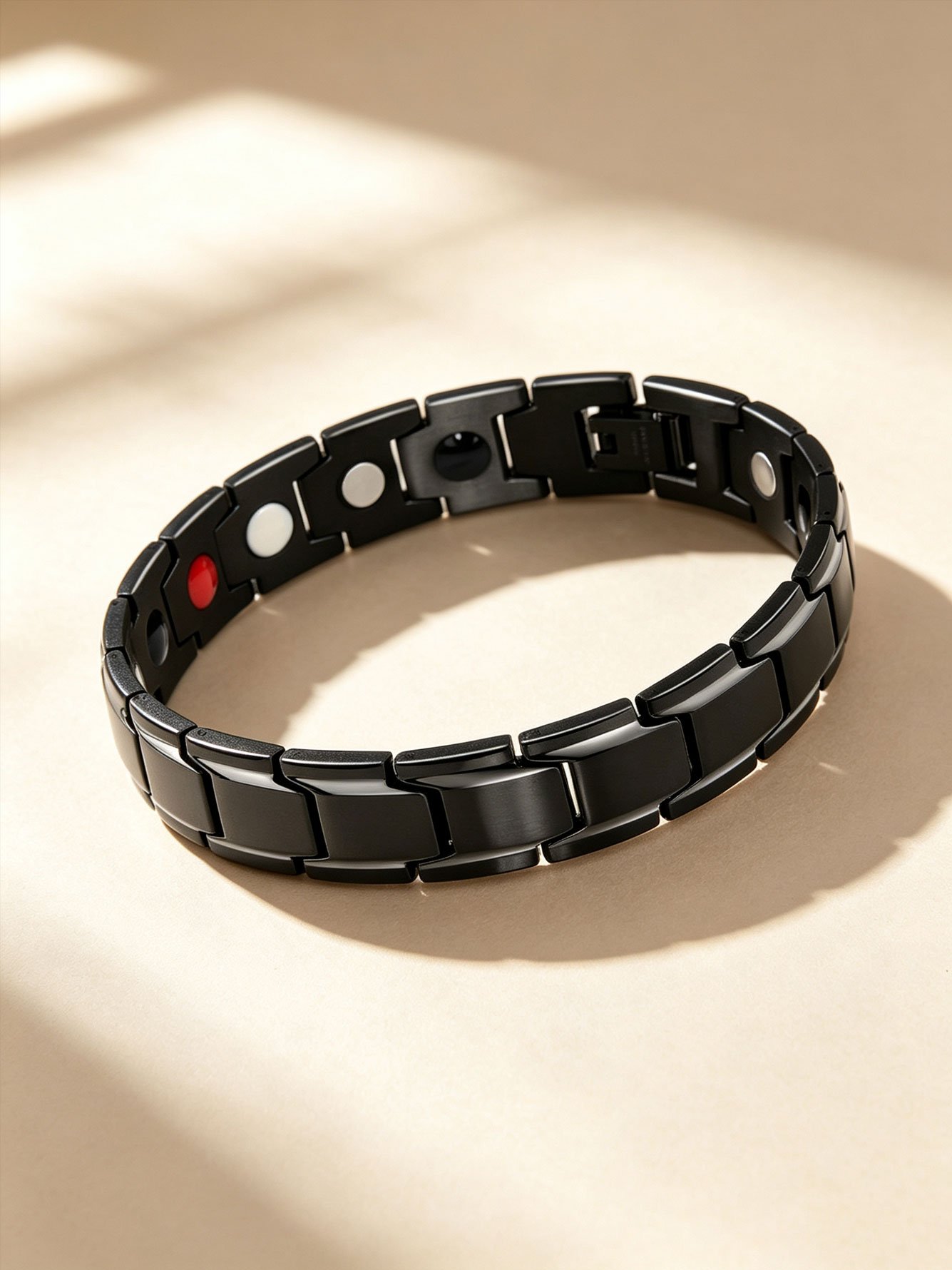Black Link Bracelet for Women - Casual Everyday Style