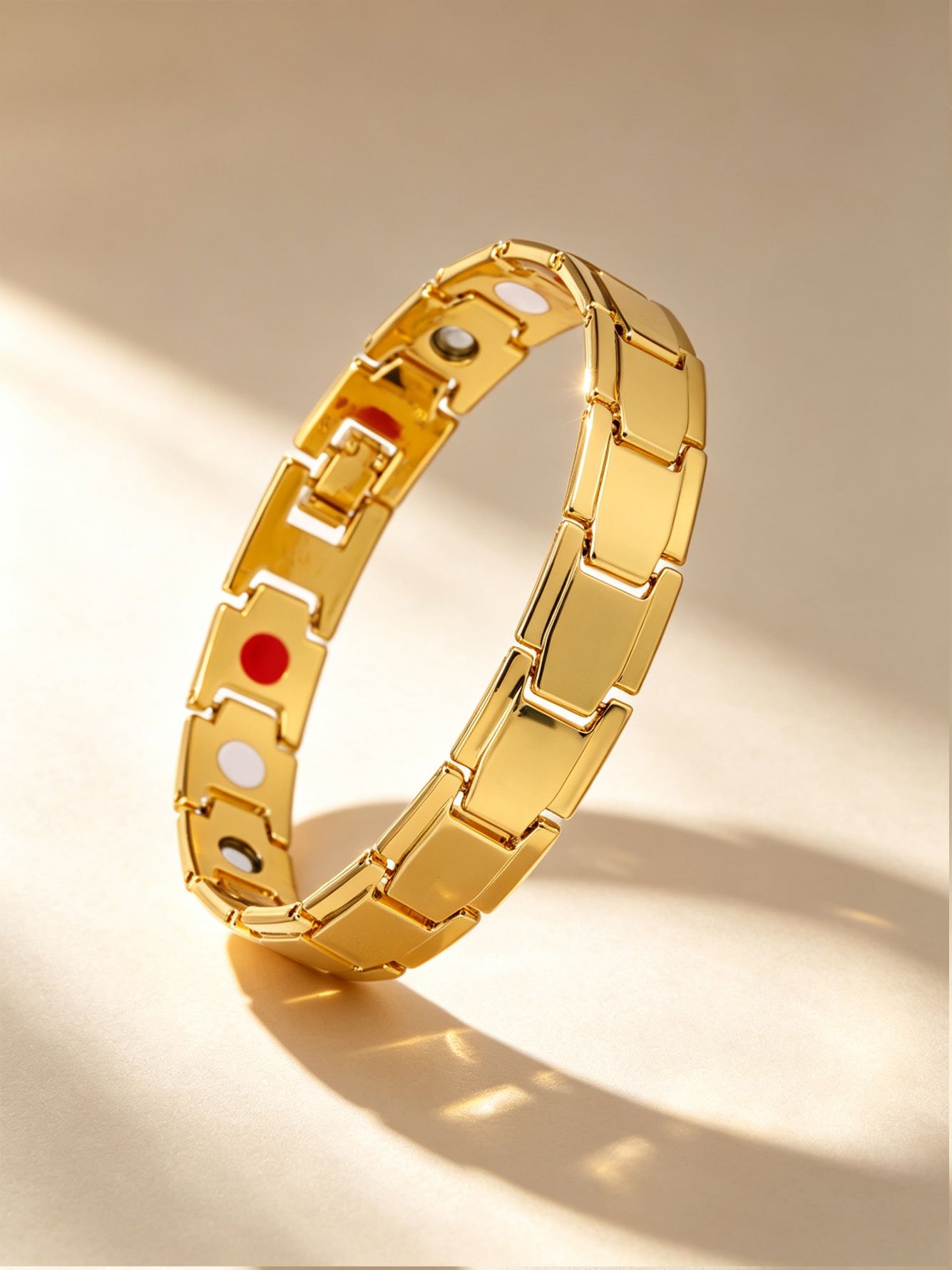 Luxurious Gold Link Bracelet for Daily