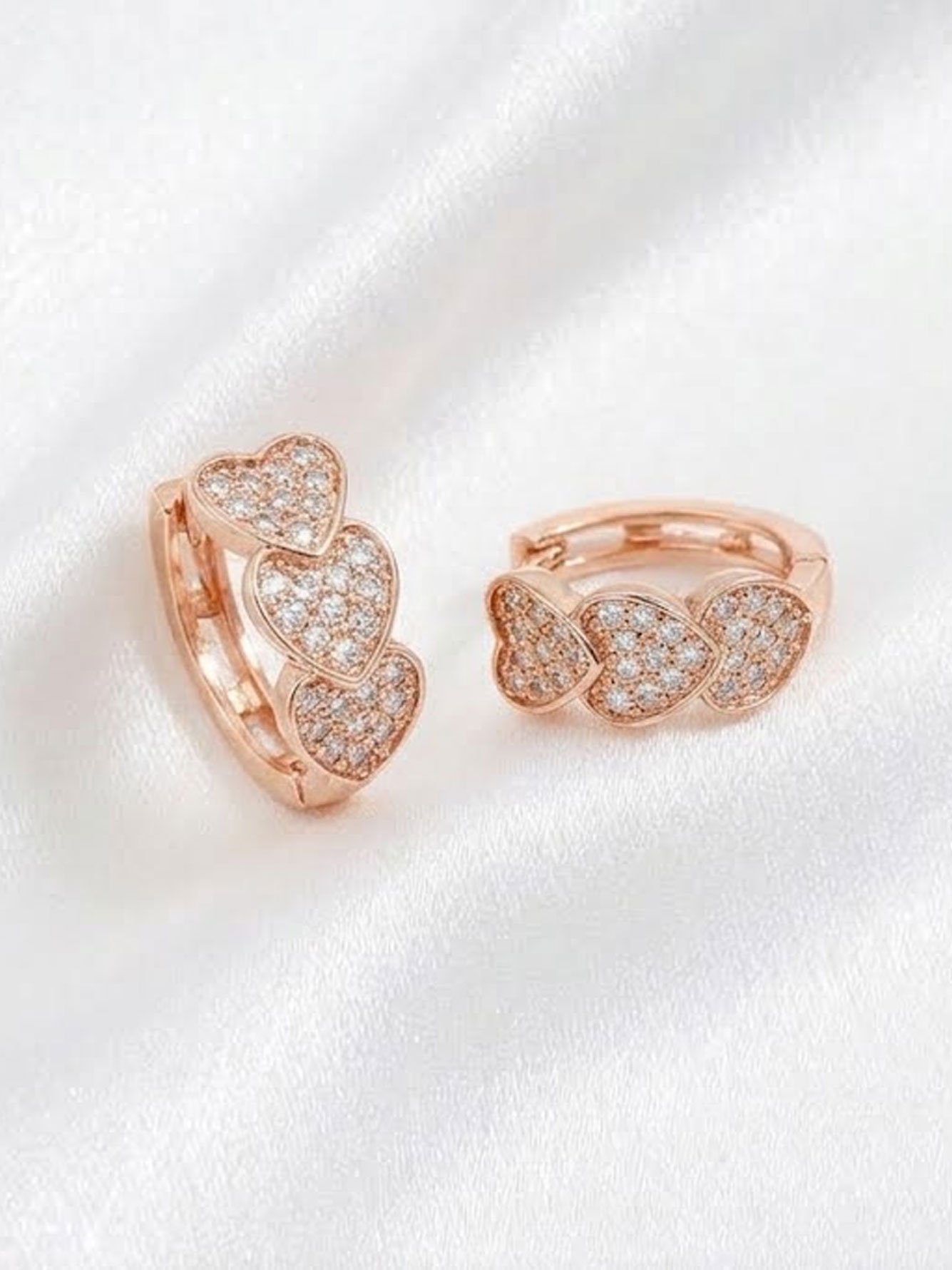 Pink Texture Earrings