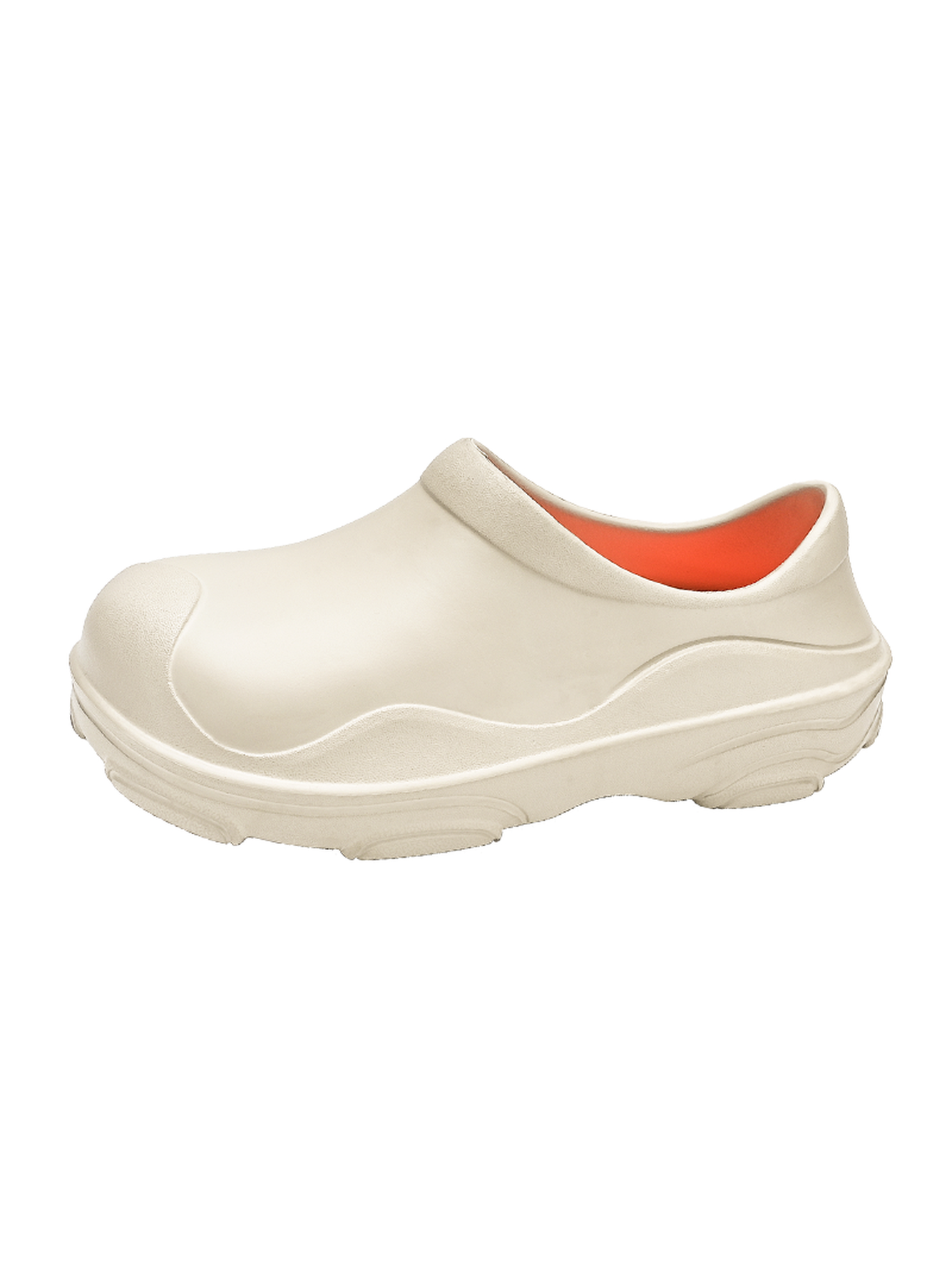 Mens Grey Casual Slip-On Clogs - Comfortable and Stylish