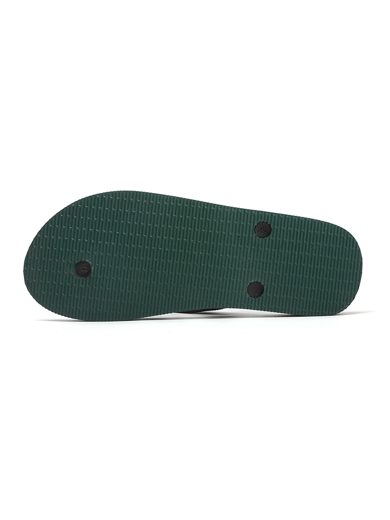 Green Plain Slip On Flip Flop
