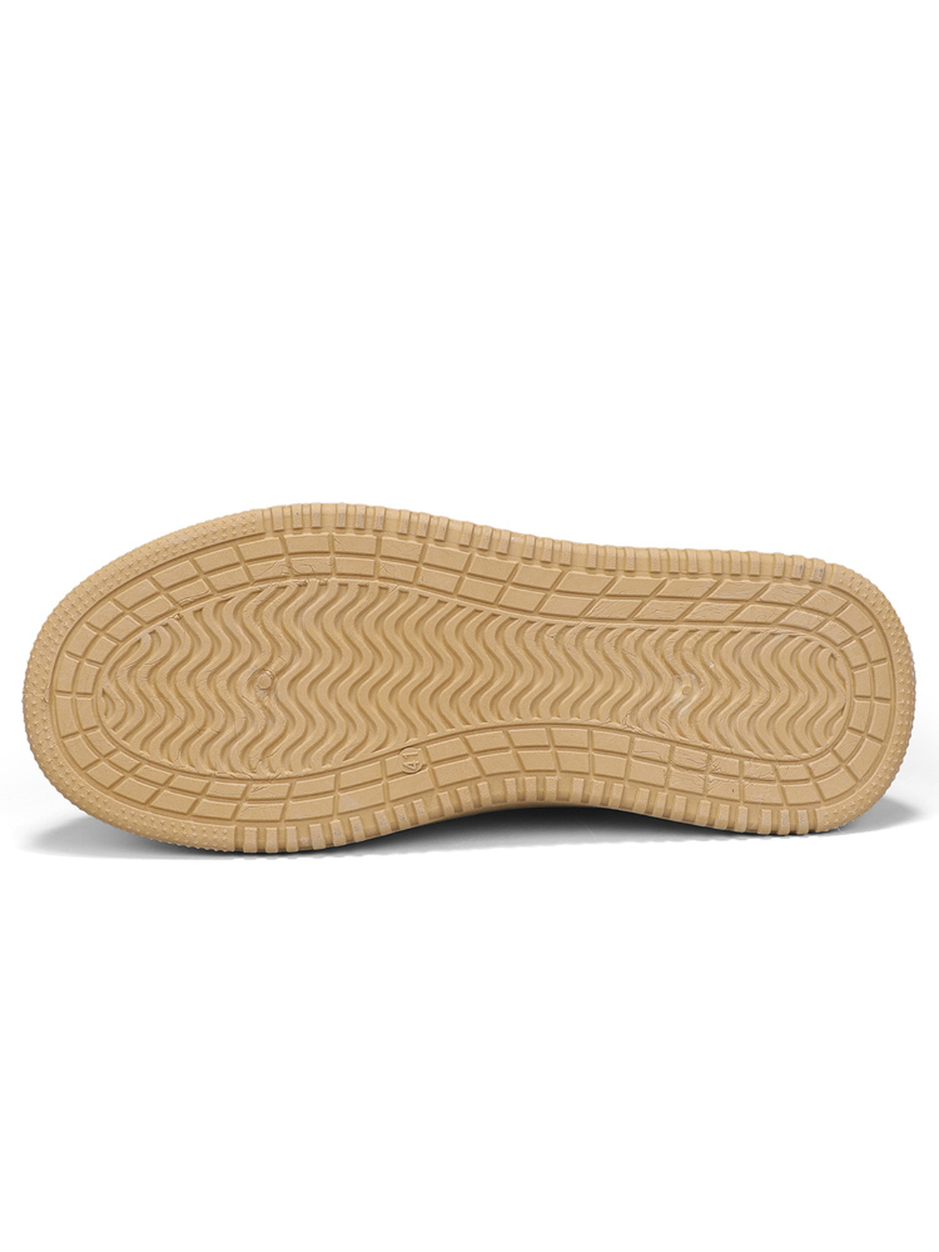 Beige Plain Slip On Mules