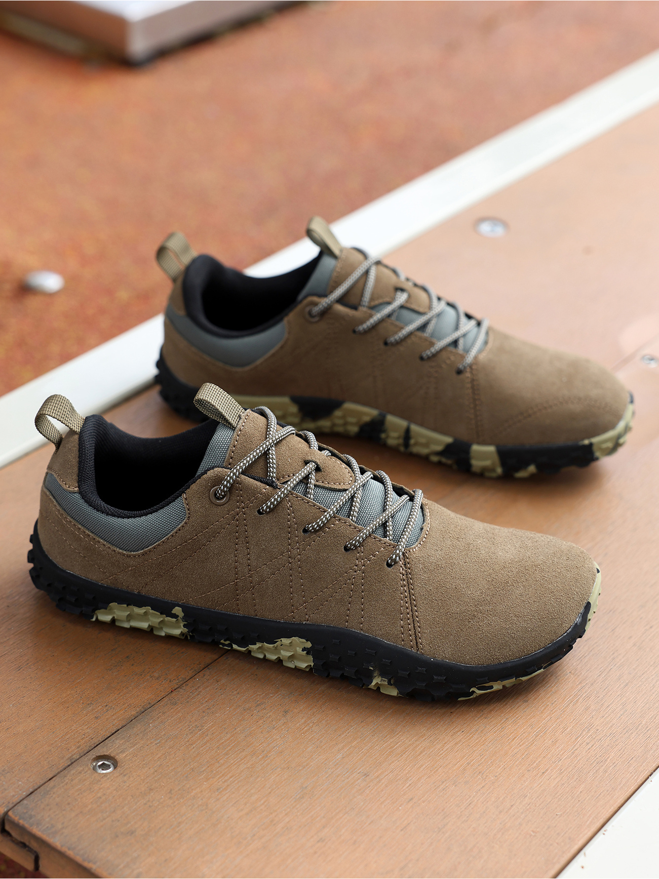 Mens Beige Casual Comfort Shoes - Stylish Everyday Footwear