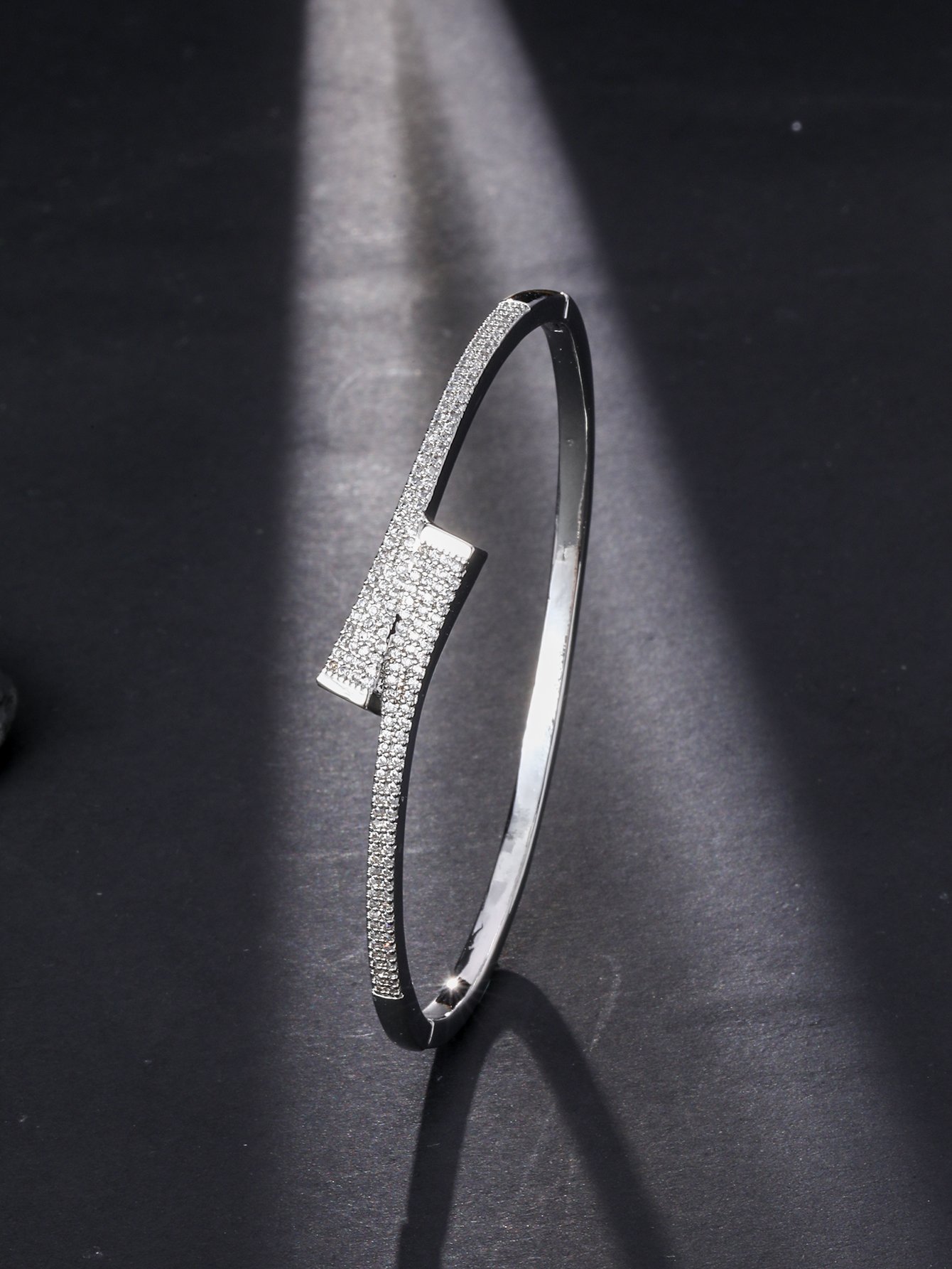 Sparkling Silver Cubic Zirconia Bracelet for Women - and Durable