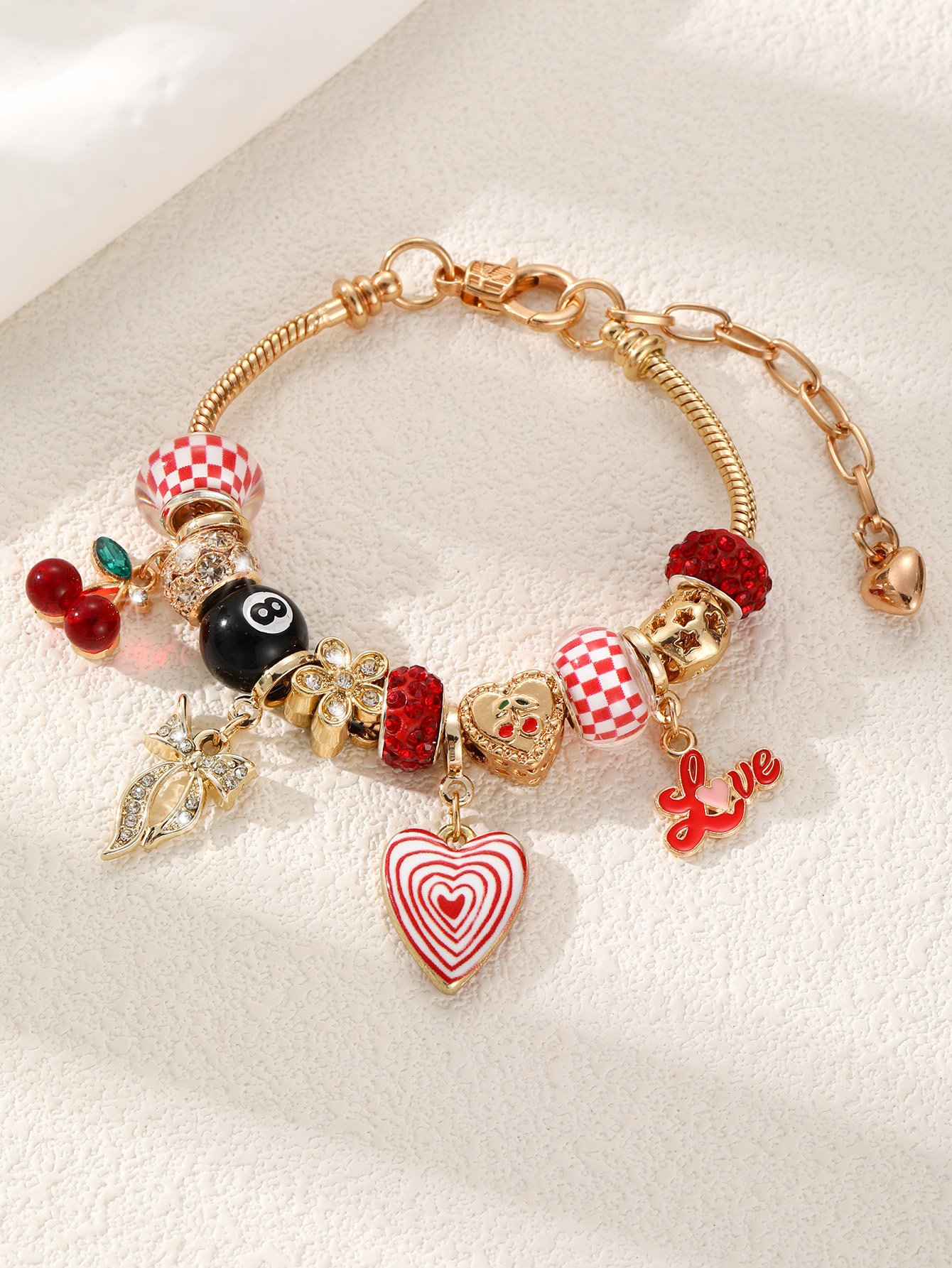 Gold Charm Bracelet for Everyday Style