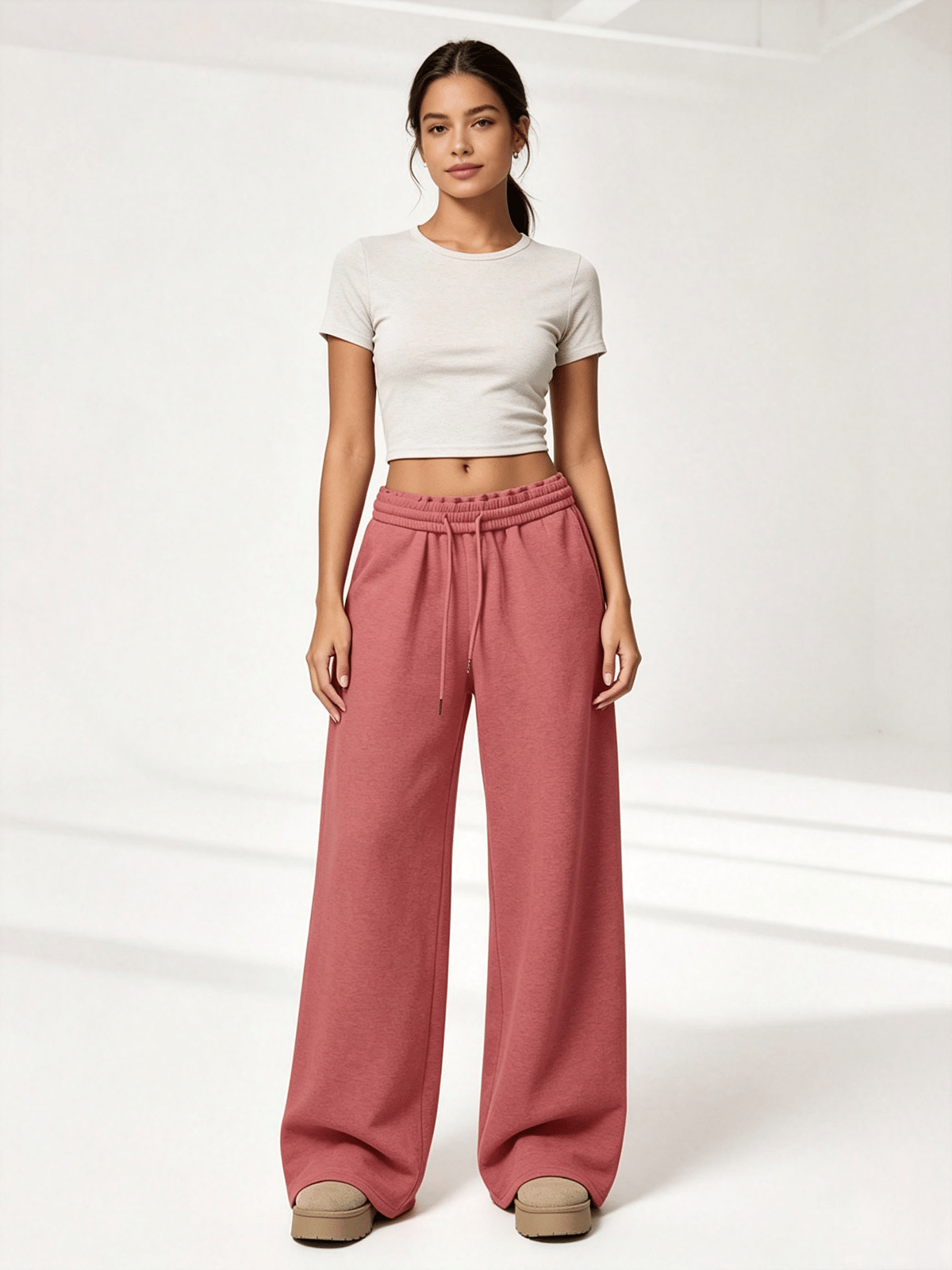 Rust Solid Regular Trousers