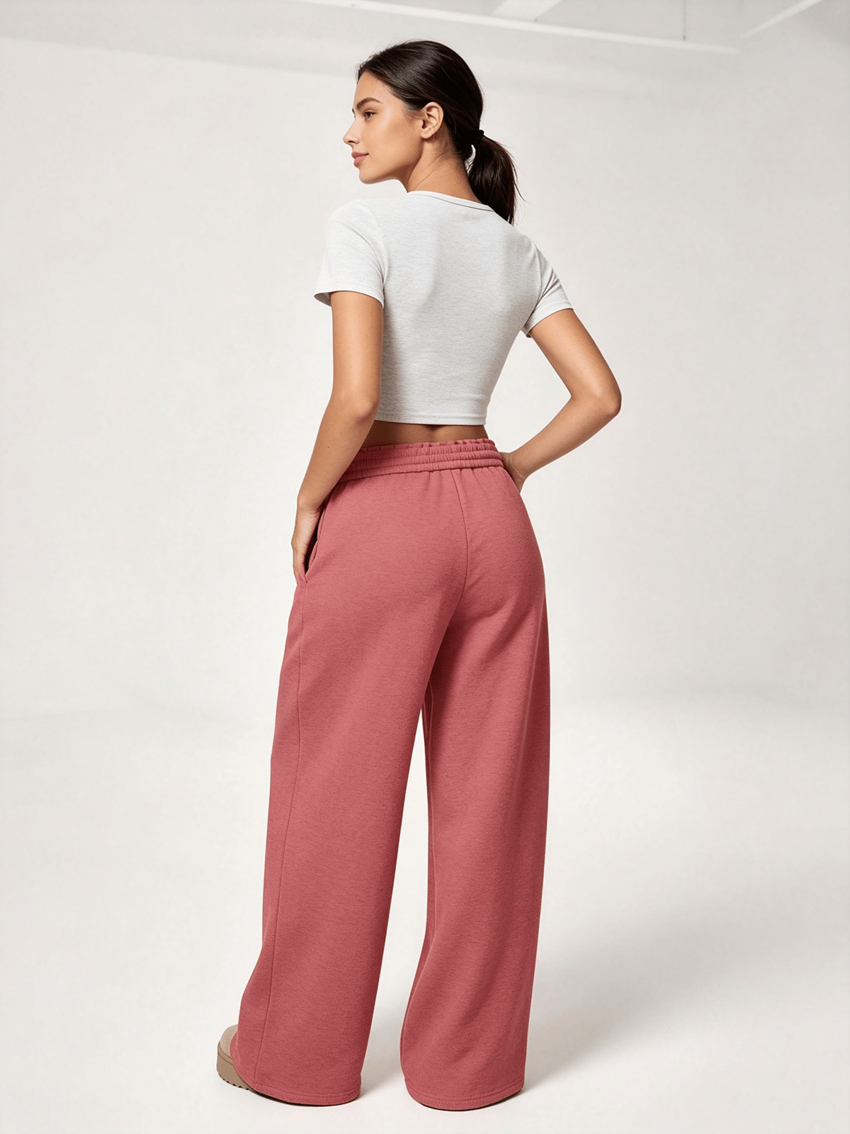 Rust Solid Regular Trousers
