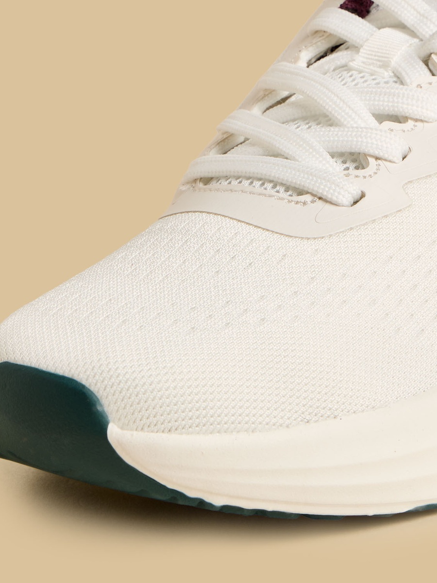 Panelled Lace-Up Sports Shoes
