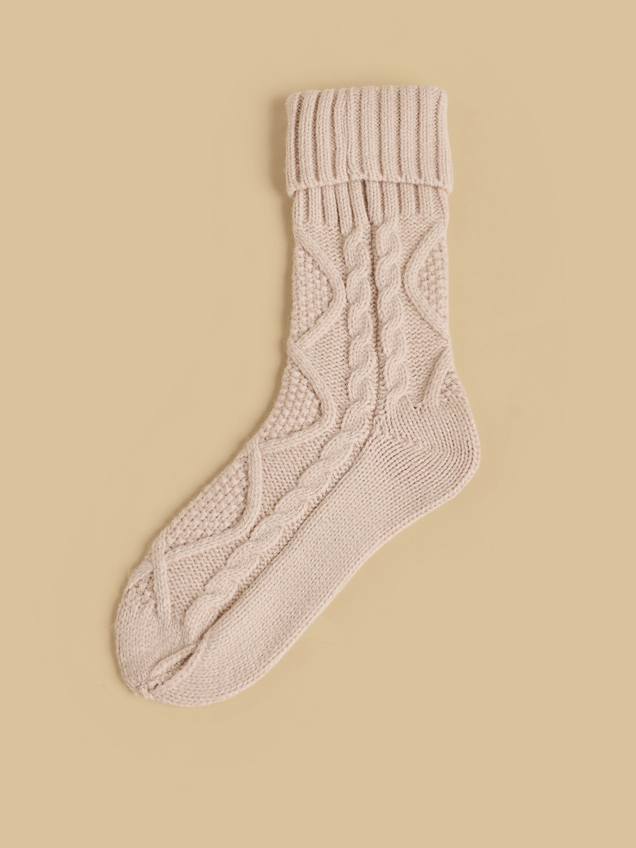 Knitted Footwarmer Socks