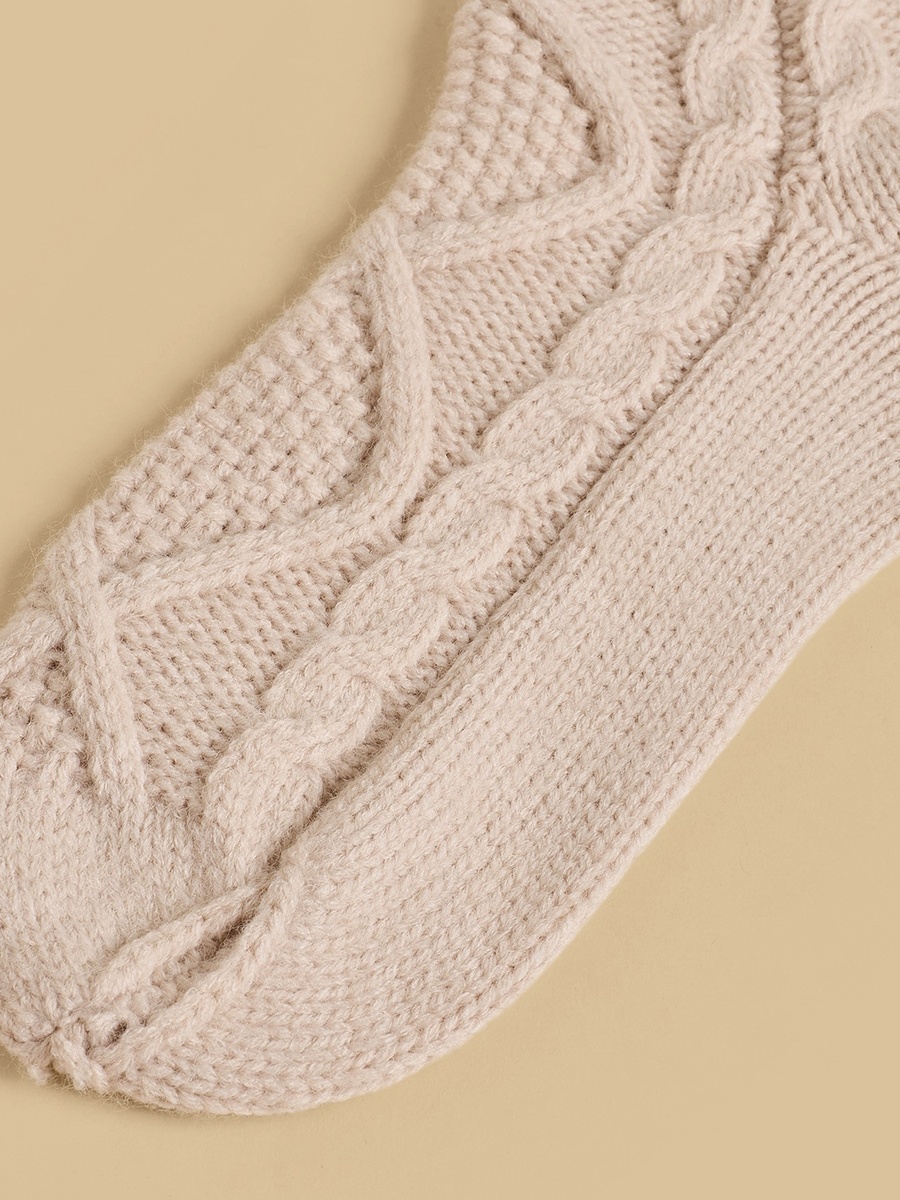 Knitted Footwarmer Socks