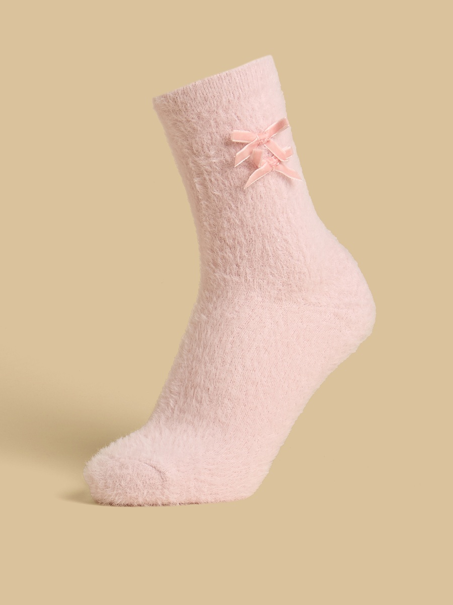 Pack of 2 - Bow Detail Crew Length Socks