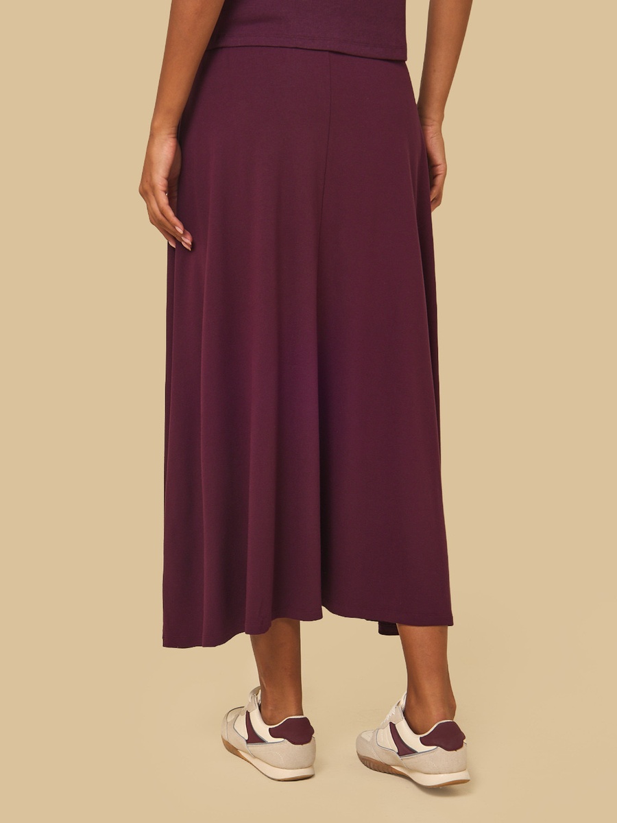 Flared Midi Skirt