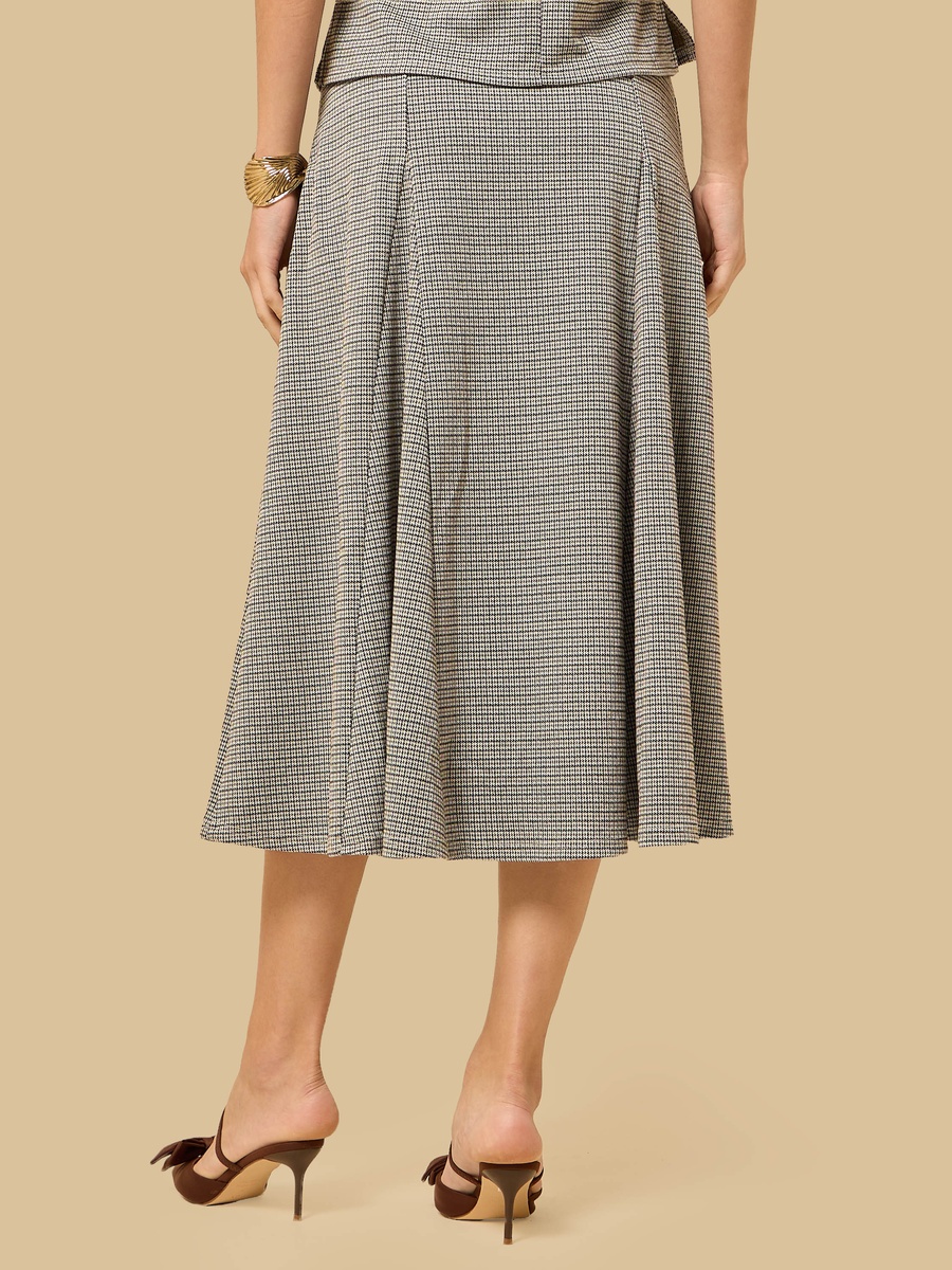 Belted Midi Skirt