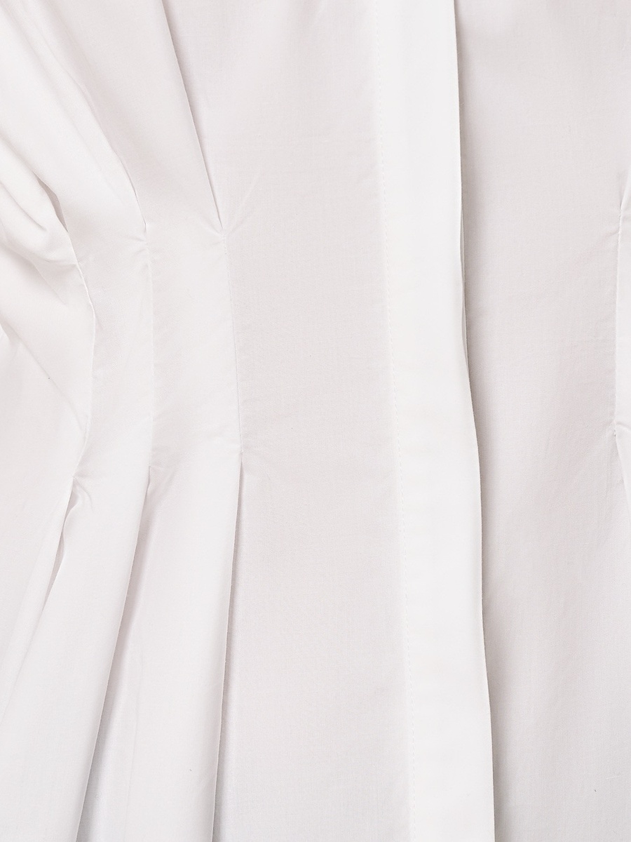 Peplum Poplin Fitted Shirt