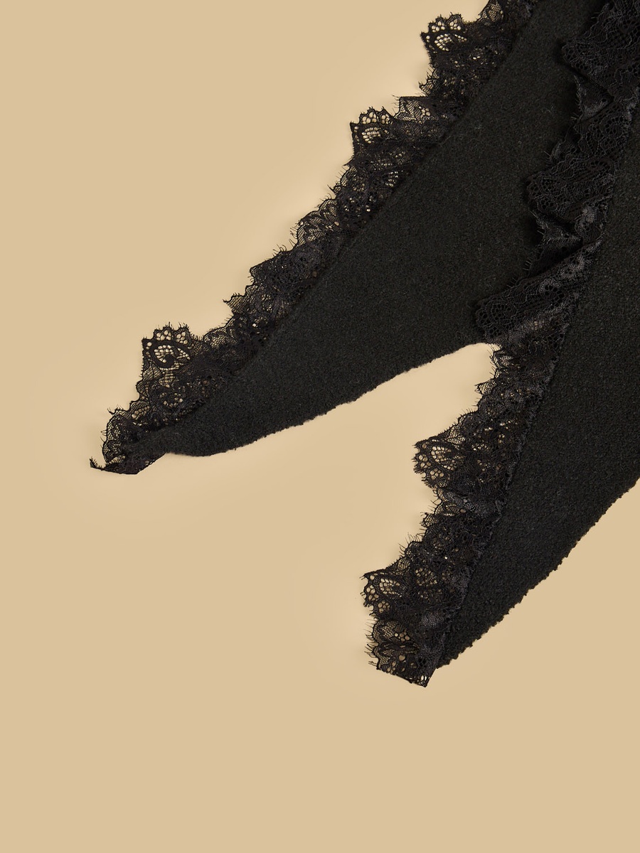 Scarfs with Lace Trim