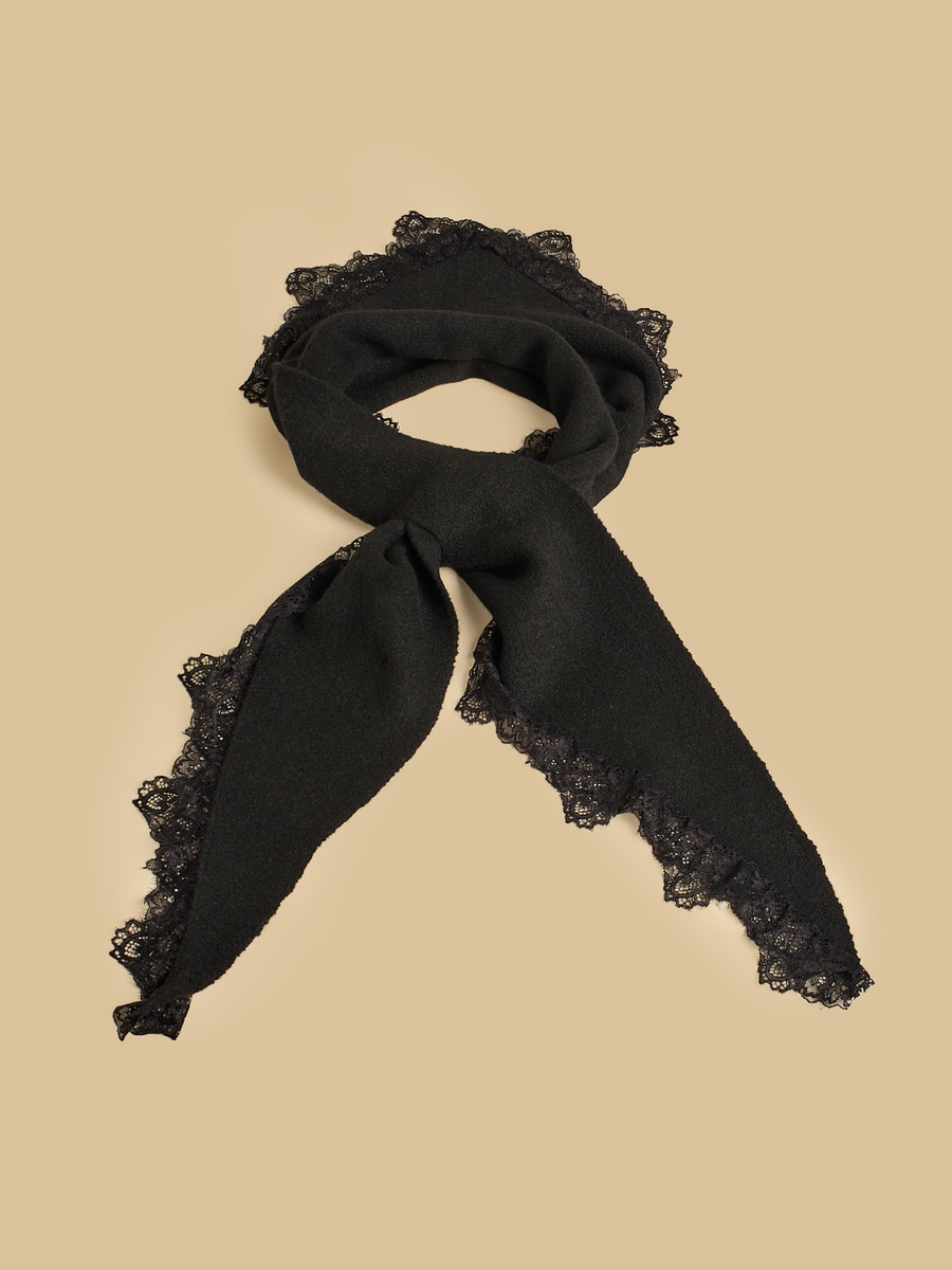 Scarfs with Lace Trim