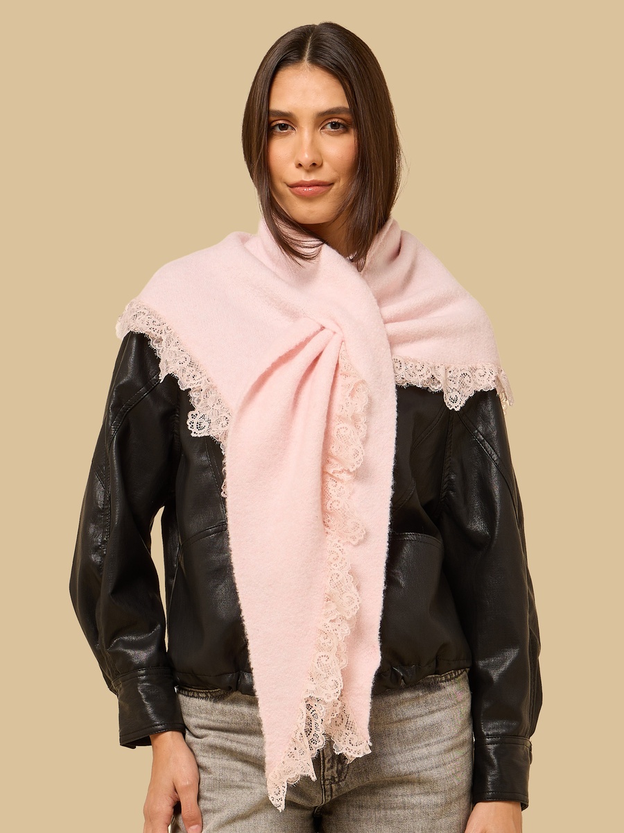 Scarfs with Lace Trim
