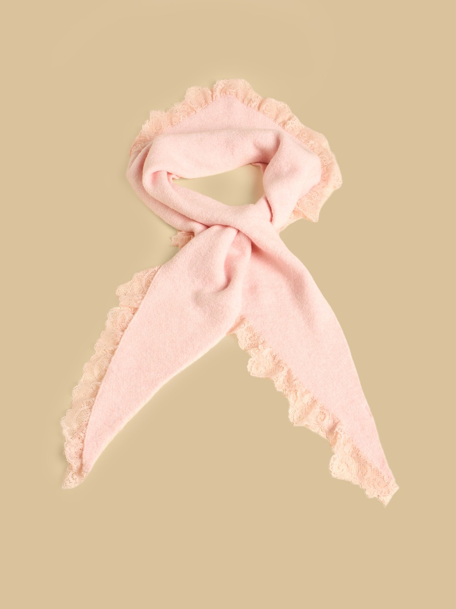 Scarfs with Lace Trim