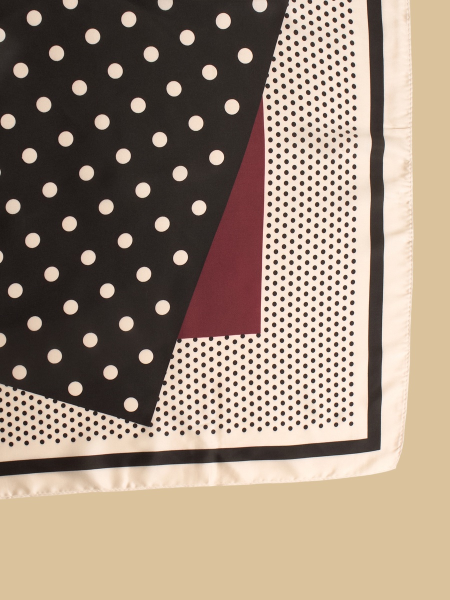 Polka Dot Print Scarf
