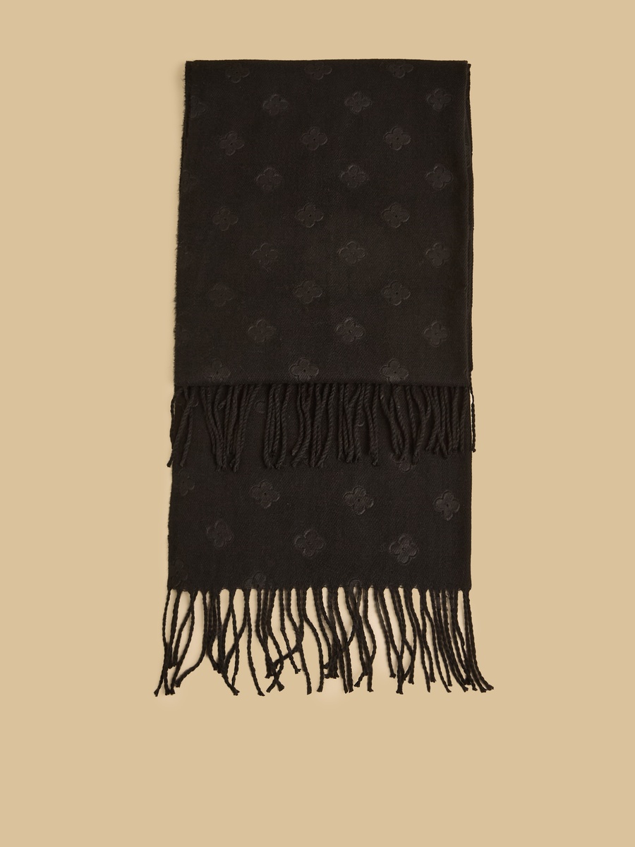 Fringe Accent Scarf