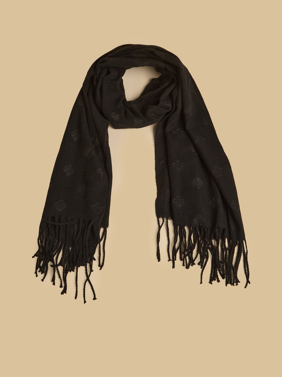 Fringe Accent Scarf