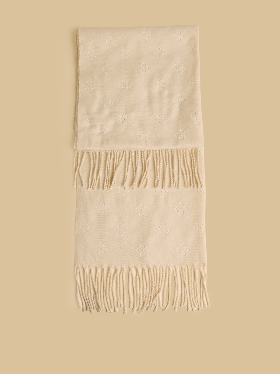 Fringe Accent Scarf