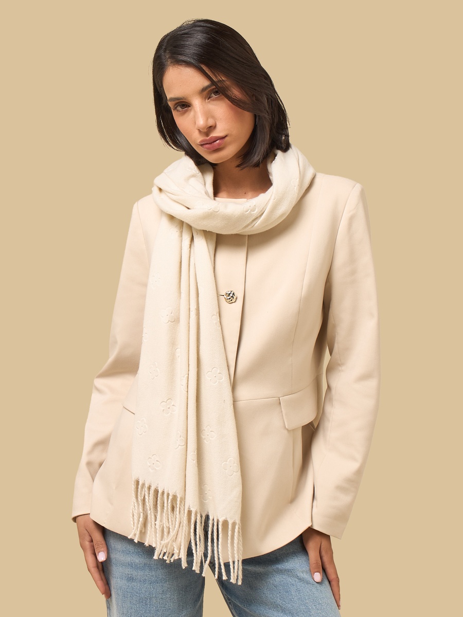 Fringe Accent Scarf