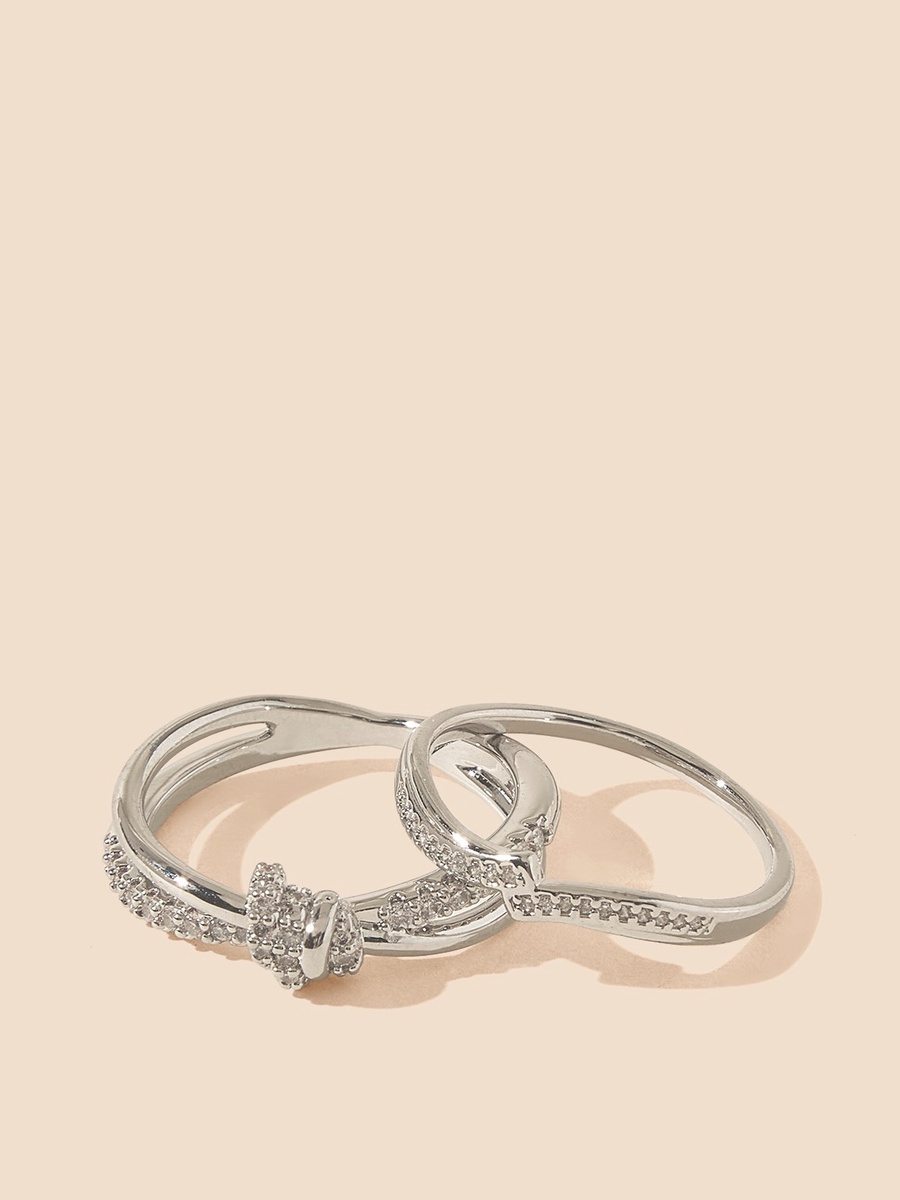 Pack of 4 - Embellished Ring