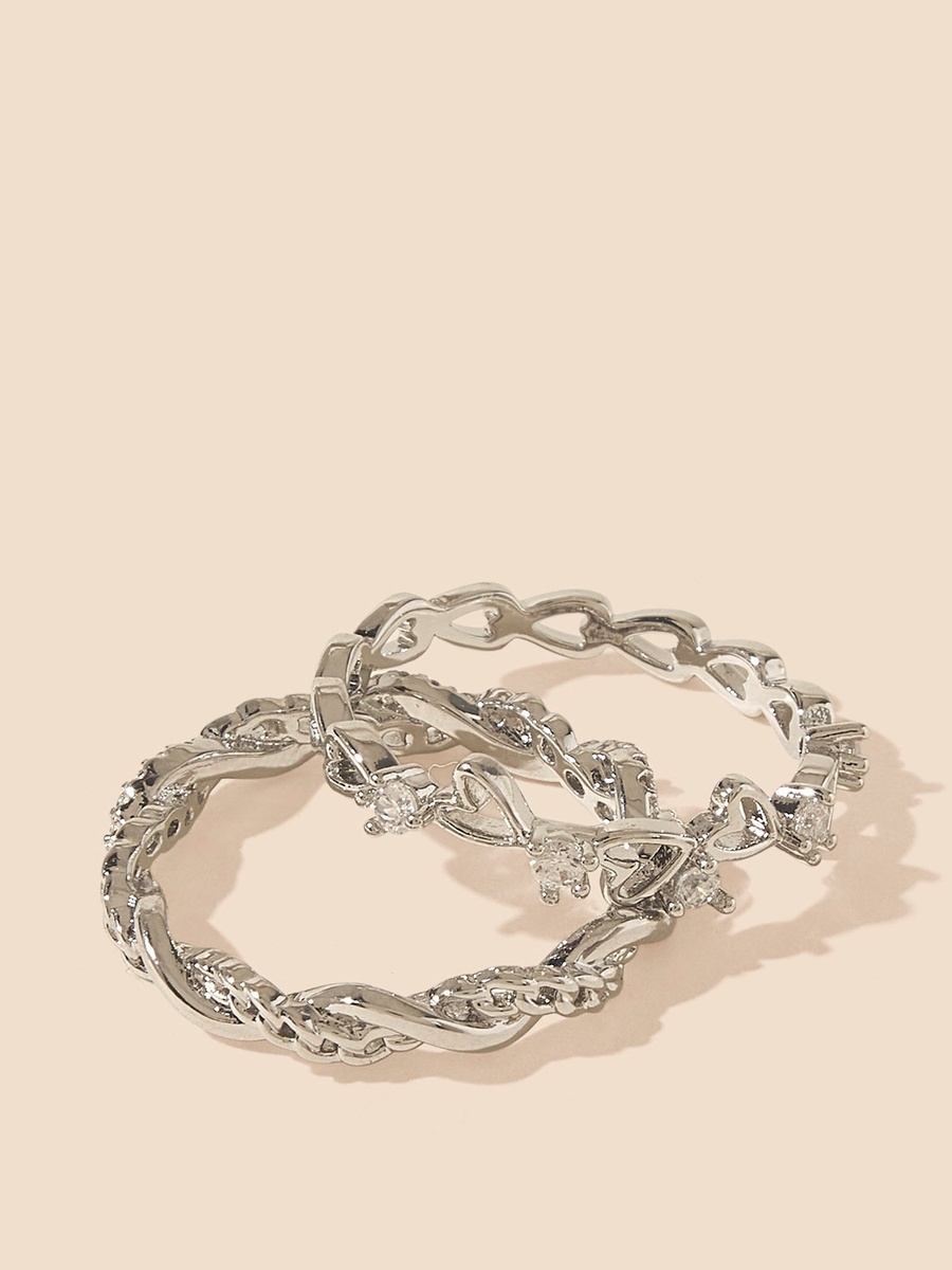 Pack of 5 - Embellished Ring