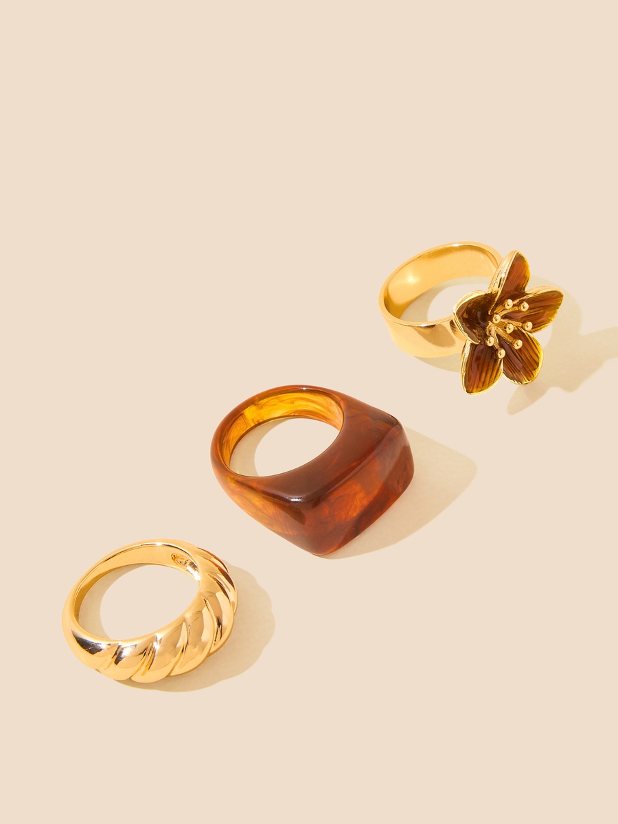 Pack of 3 - Assorted Ring