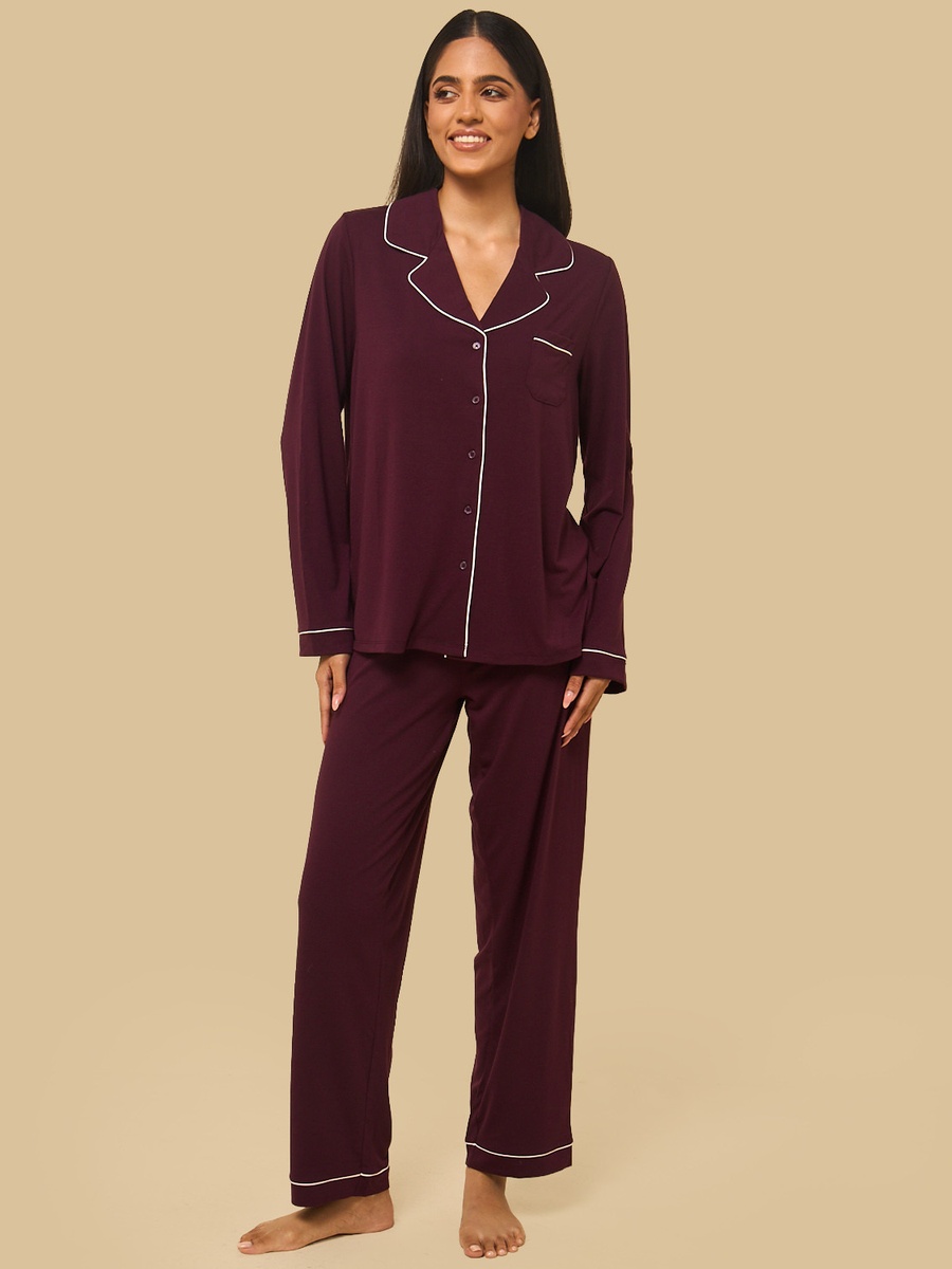Piping Accent Pyjama Set