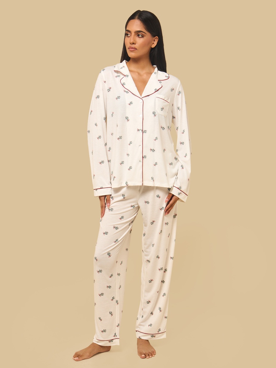 Botanical Print Pyjama Set