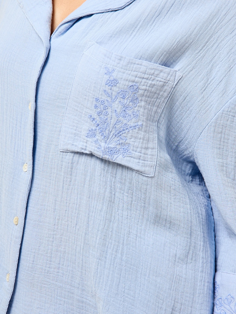 Embroidered Pyjama Set