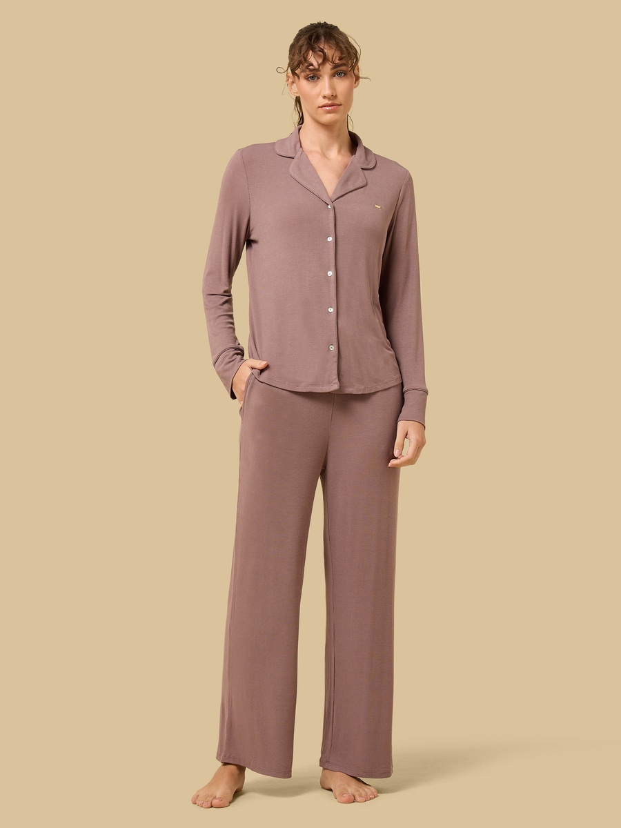 Ribbed Pyjama Set