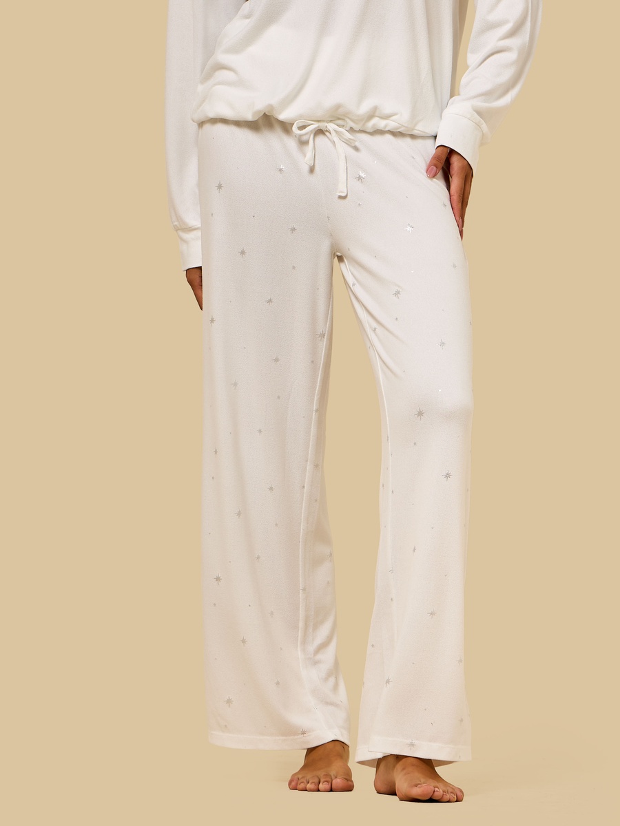 Star Foil Print Pyjama Set