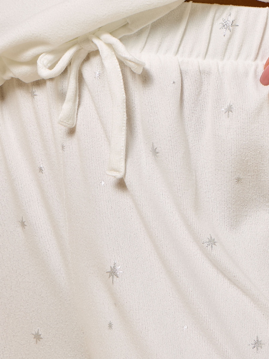 Star Foil Print Pyjama Set