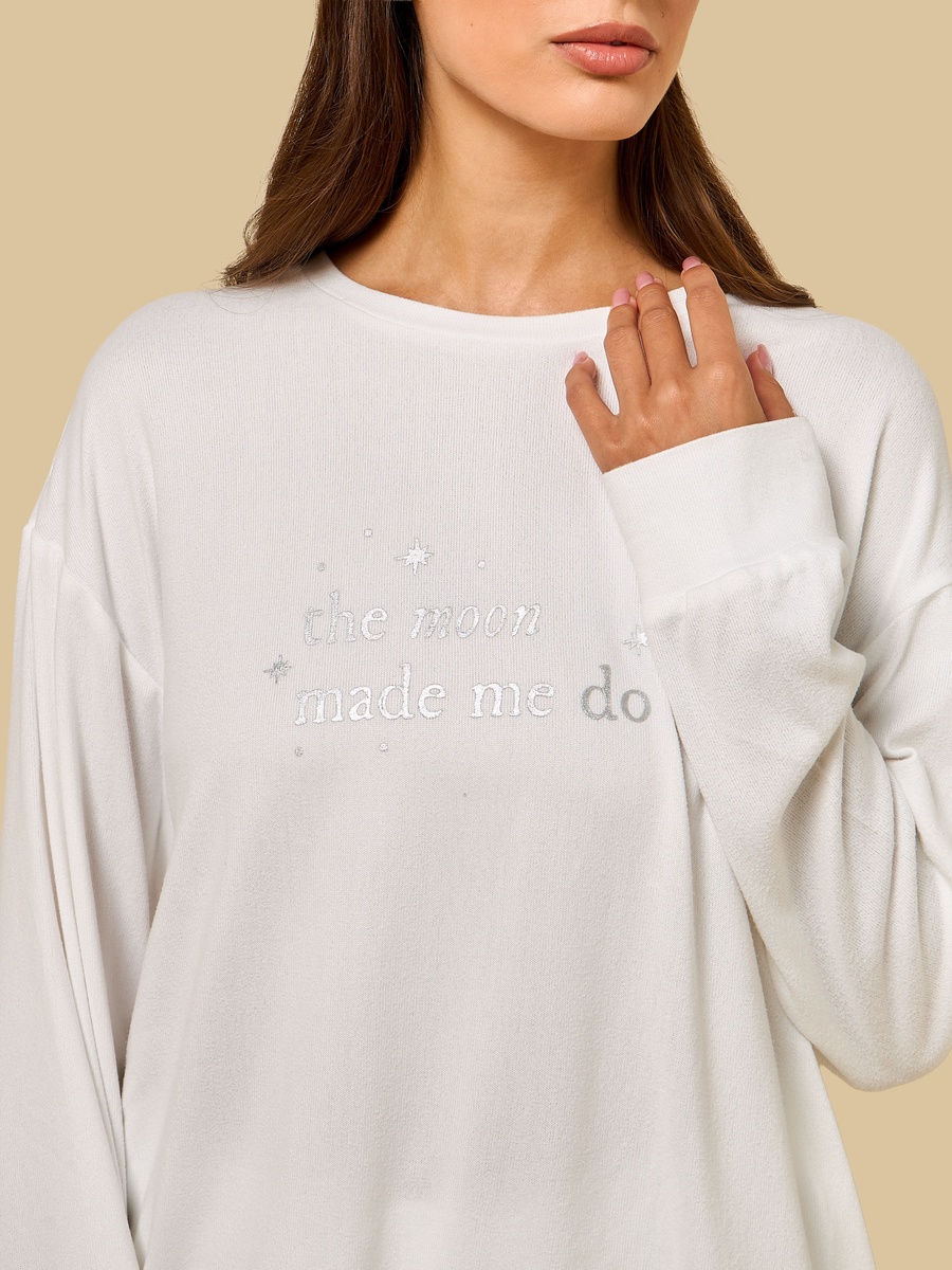 Star Foil Print Pyjama Set