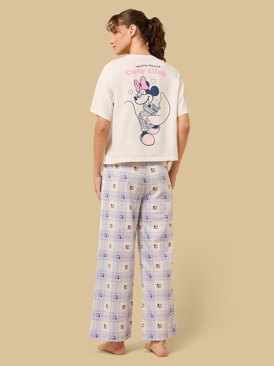 Minnie Mouse Print Pyjama Set