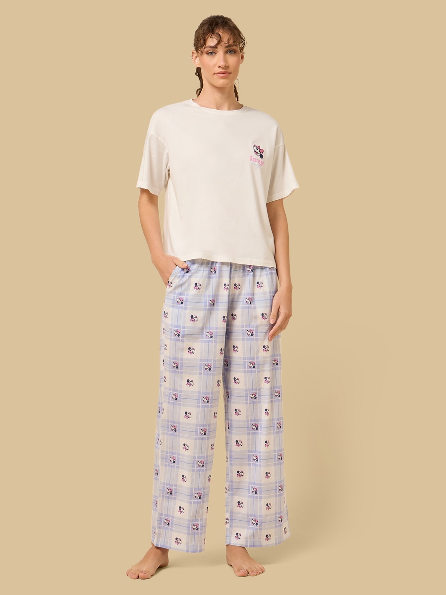 Minnie Mouse Print Pyjama Set