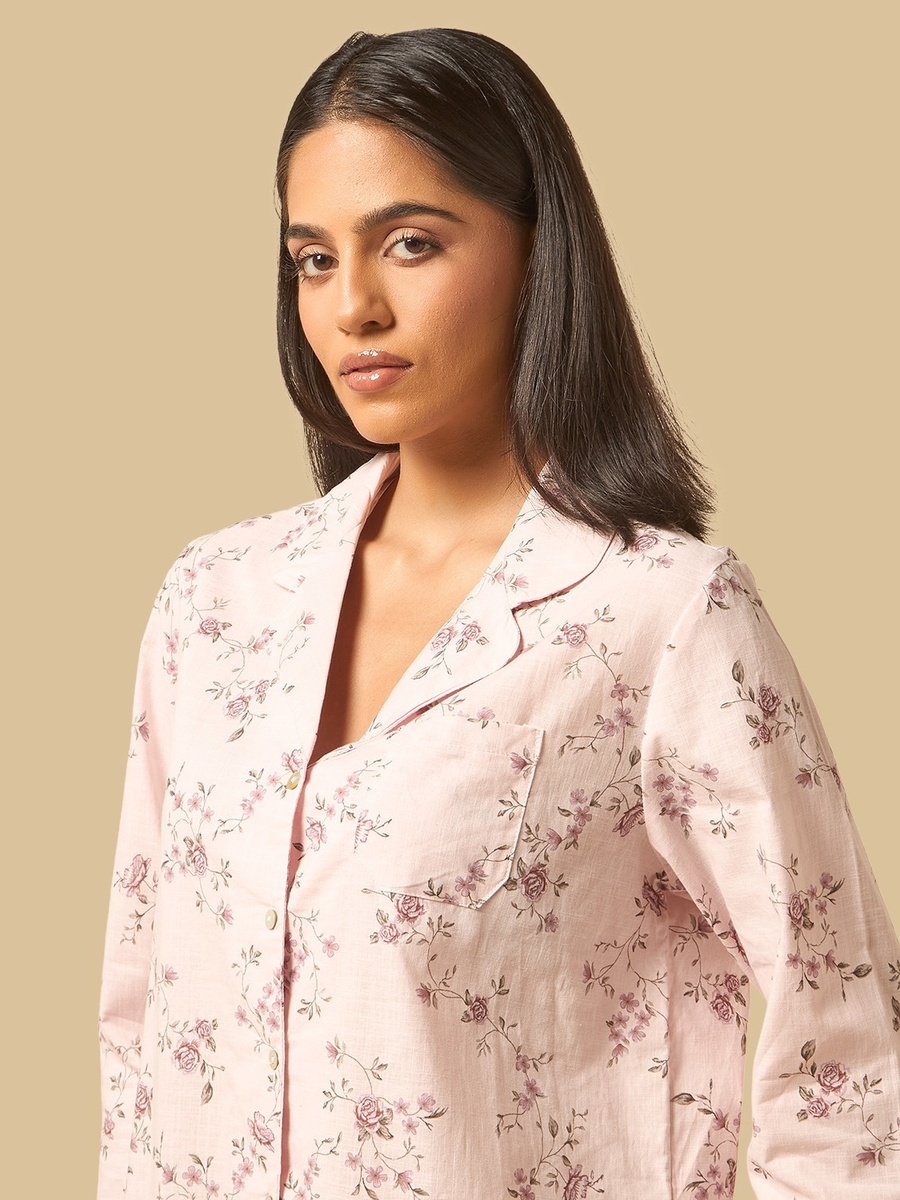 Floral Print Pyjama Set