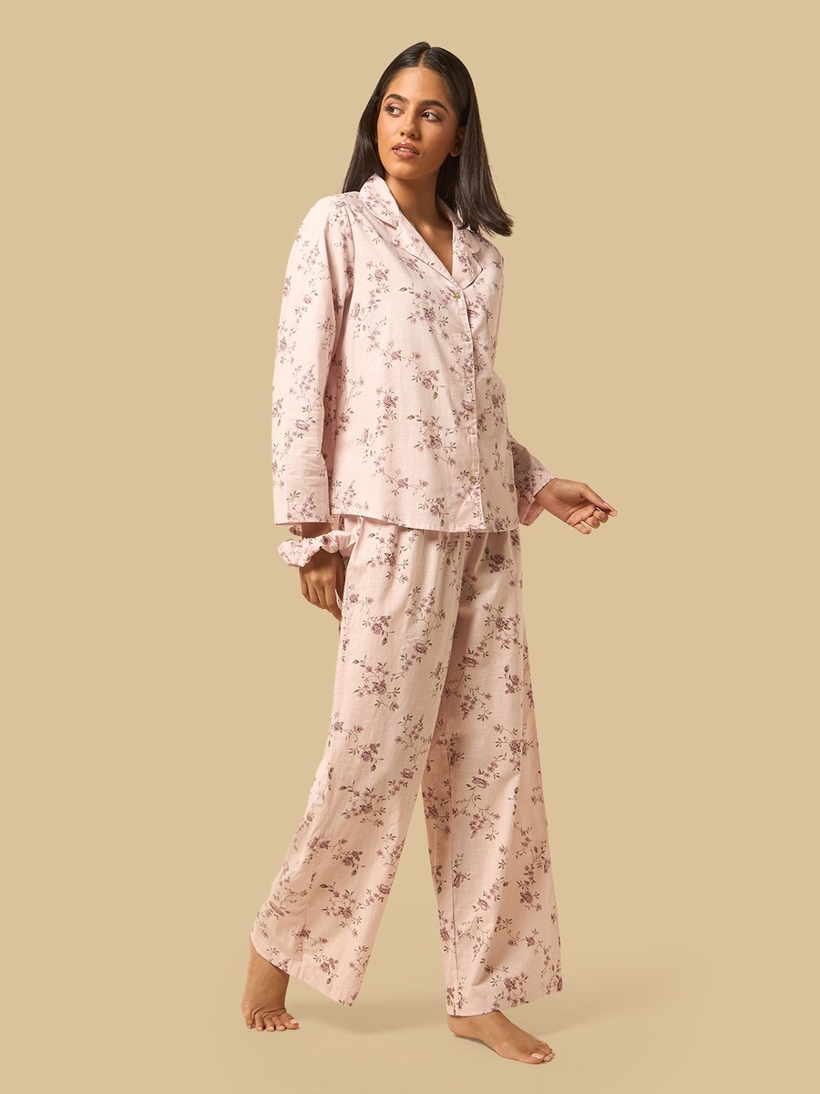 Floral Print Pyjama Set