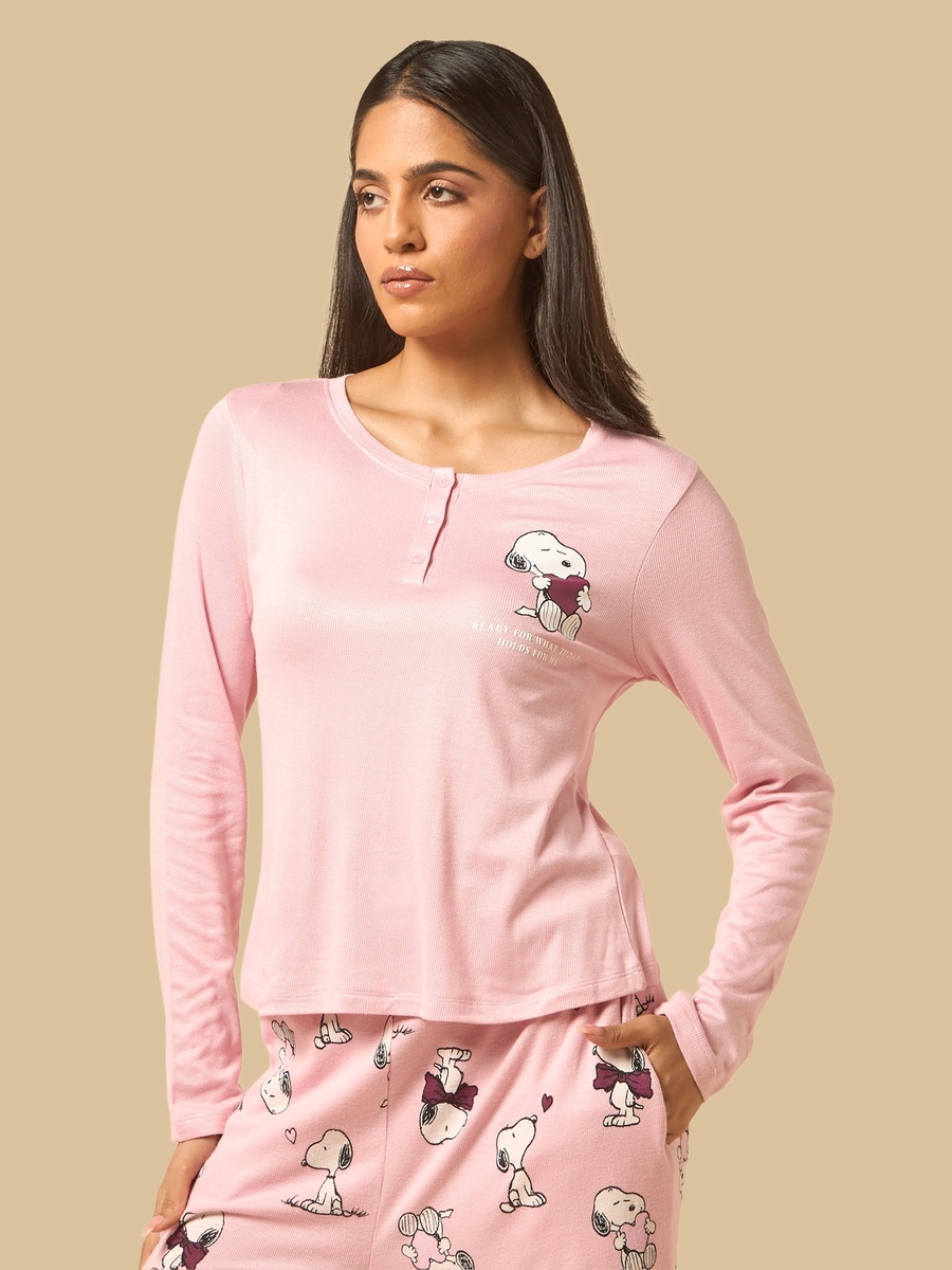 Snoopy Print Pyjama Set