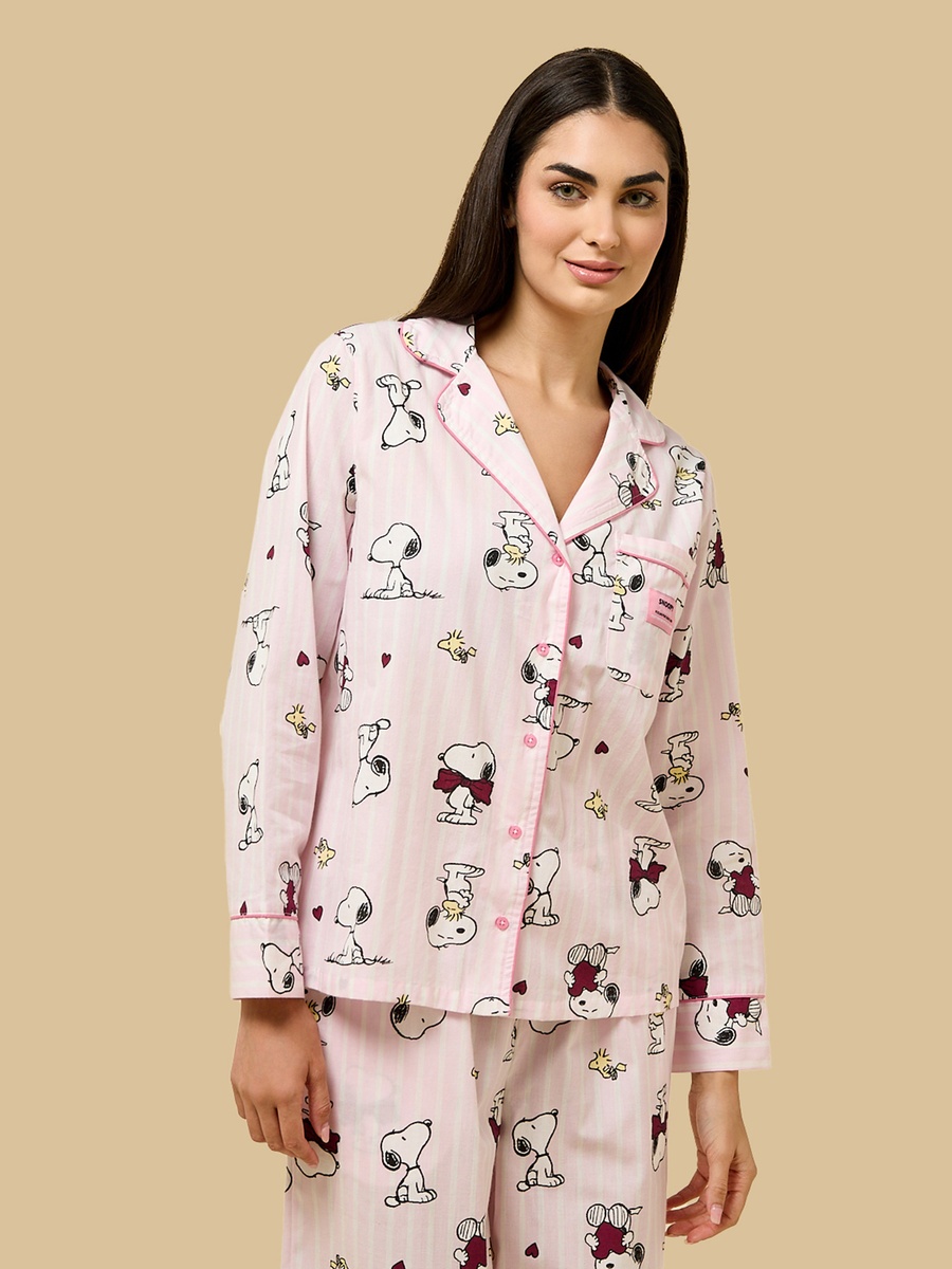 Snoopy Print Pyjama Set