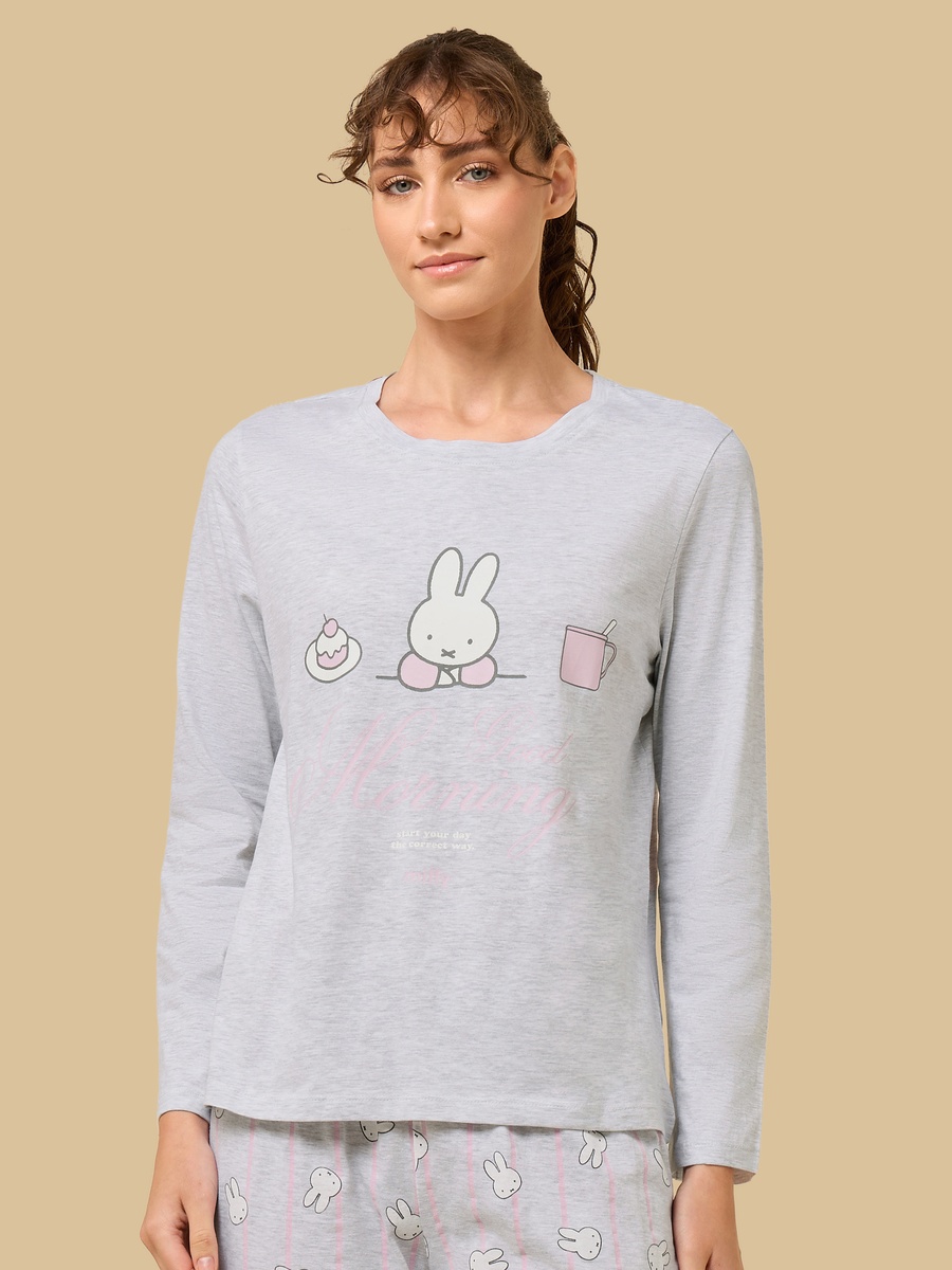 Miffy Print Cotton Pyjama Set