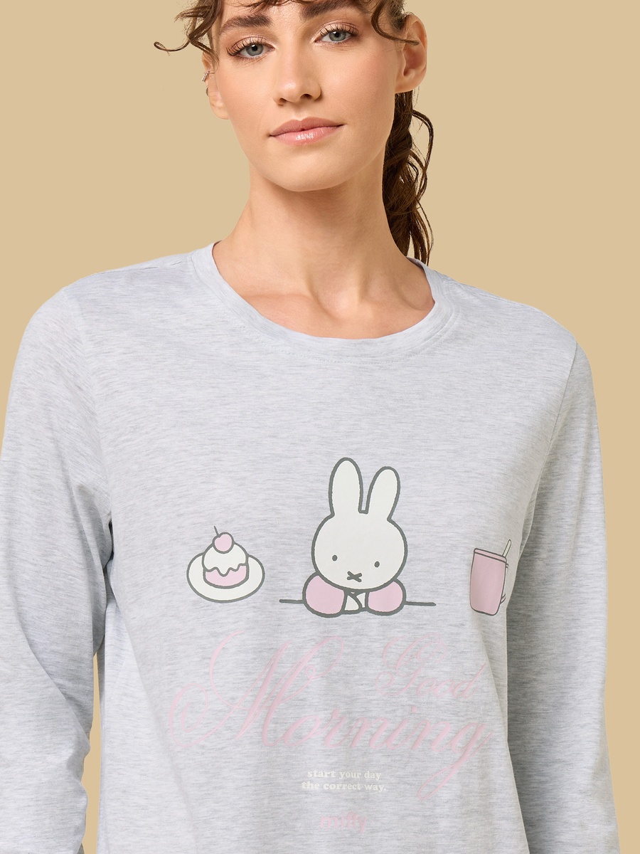 Miffy Print Cotton Pyjama Set