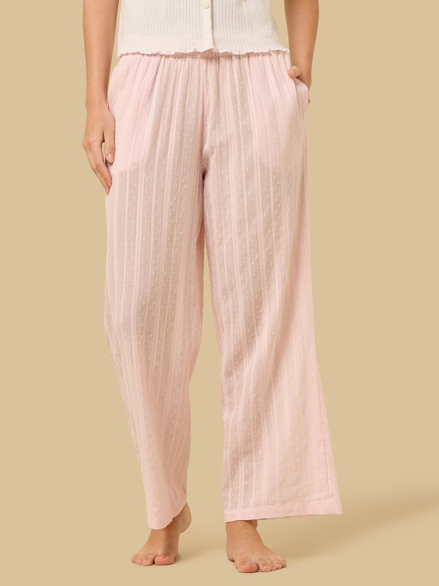 Dobby Pointelle Cotton Pyjama Set