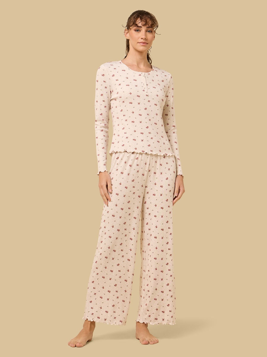 Floral Print Pyjama Set