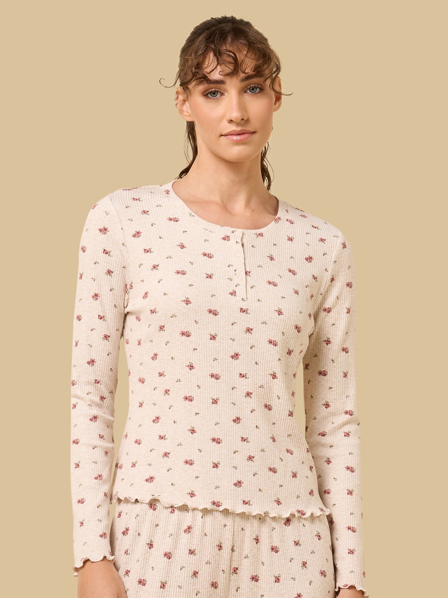 Floral Print Pyjama Set