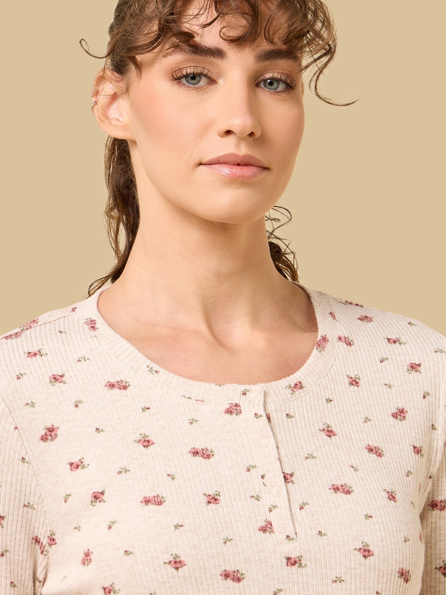 Floral Print Pyjama Set