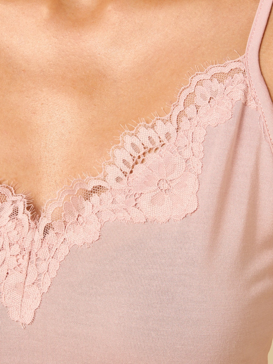 Lace Trim Modal Pyjama Set